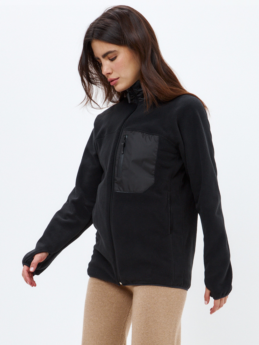 Флисовая толстовка unisex Eiger black