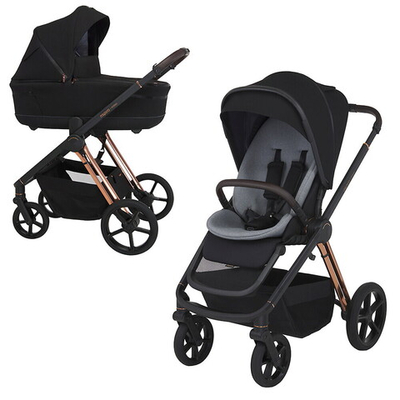 Детская коляска Espiro Miloo 2 в 1 2023 10 Diamond black