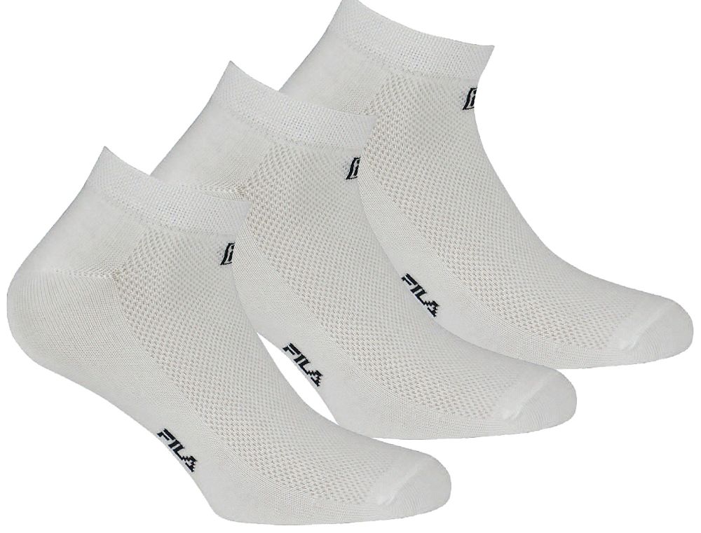 Теннисные носки Fila Calza Invisible-Socks 3P - white