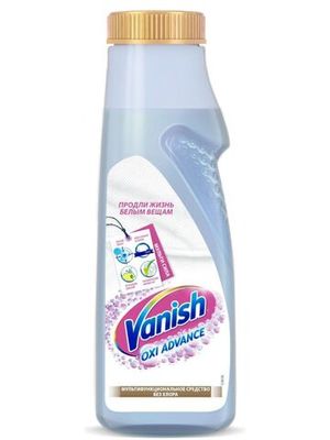 Пятновыводитель-отбеливатель Vanish OXI-Advanced для белого белья 400 мл