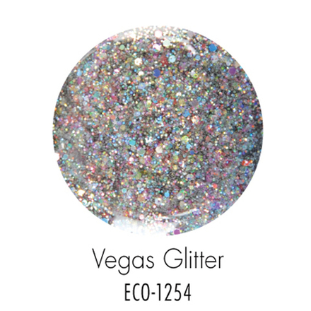 Биогель ECO SO QUICK SOAK OFF мерцающий радужный серебристый 7г