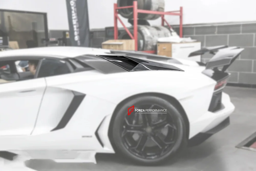 Карбоновые задние боковые воздухозаборники для LAMBORGHINI AVENTADOR LP700 / LP740 2011–2017 Ламборгини