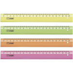 Линейка прозр.20см флуоресц.(Стамм)