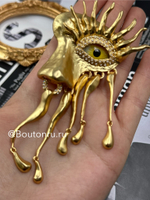 Брошь Скиапар. с подвесками "Лицо"