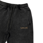 YOONEDE штаны "BLACK WASHED"