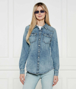 Джинсовая рубашка Tommy Hilfiger - голубой(WW0WW43730)