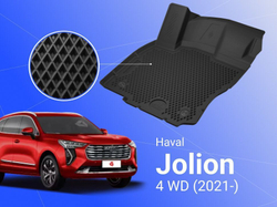 Коврики EVA 3D для Haval Jolion 4WD Delform Premium EVS-2202/1