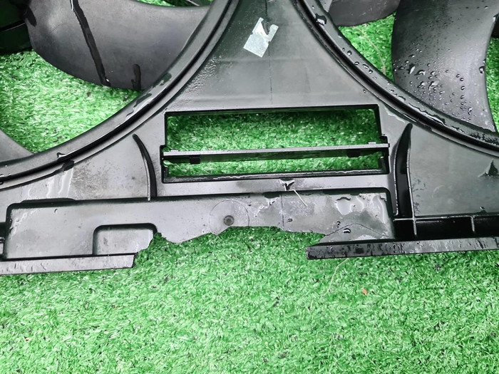 Диффузор с вентиляторами Porsche Macan 95b (14-нв)