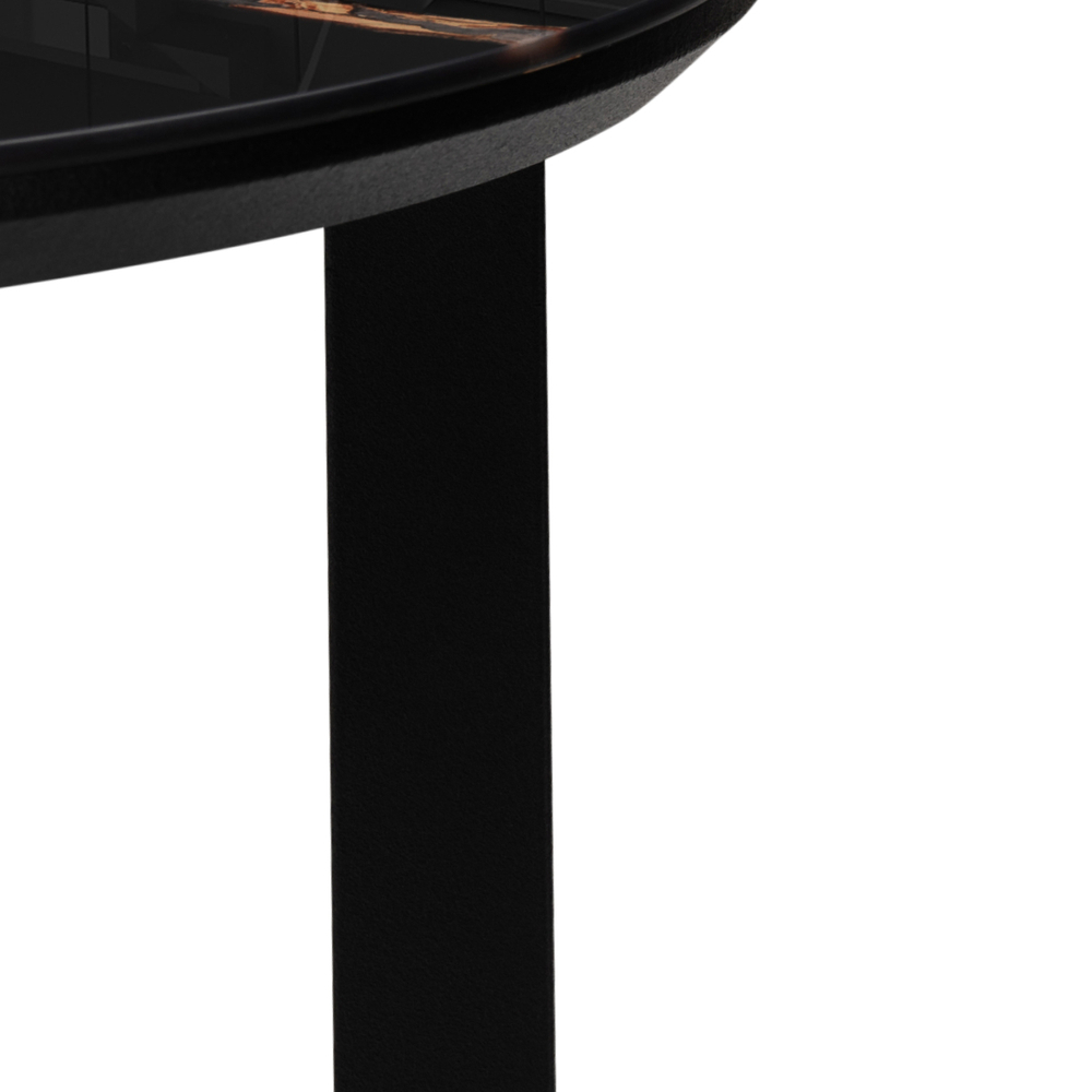 Журнальный стол Woodville Роб D-450 обсидиан, черный