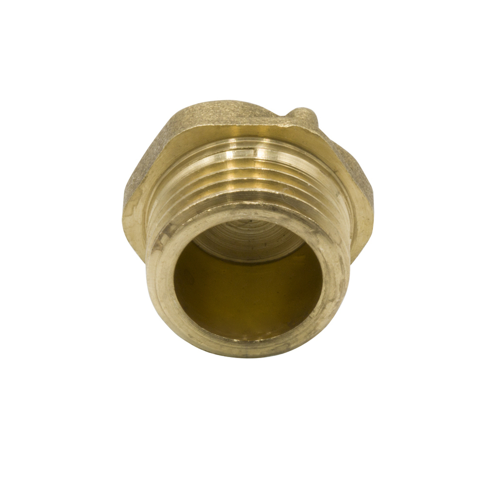 Заглушка 1/2'' нар ЛАТ с контр отв LEXLINE 15