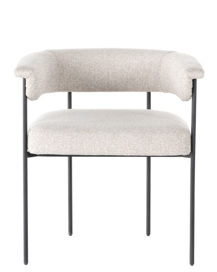 Бежевый мягкий стул “Эбби”