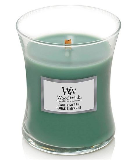 Шалфей и мирт, ароматическая свеча, WoodWick