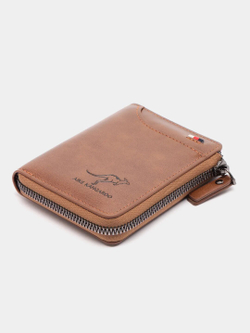 Кошелек мужской кожаный портмоне, бумажник, бежевый