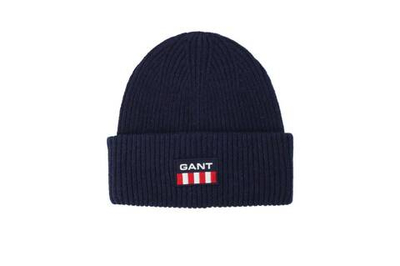 хлопковая шапка Gant - темно-синий(9900065)