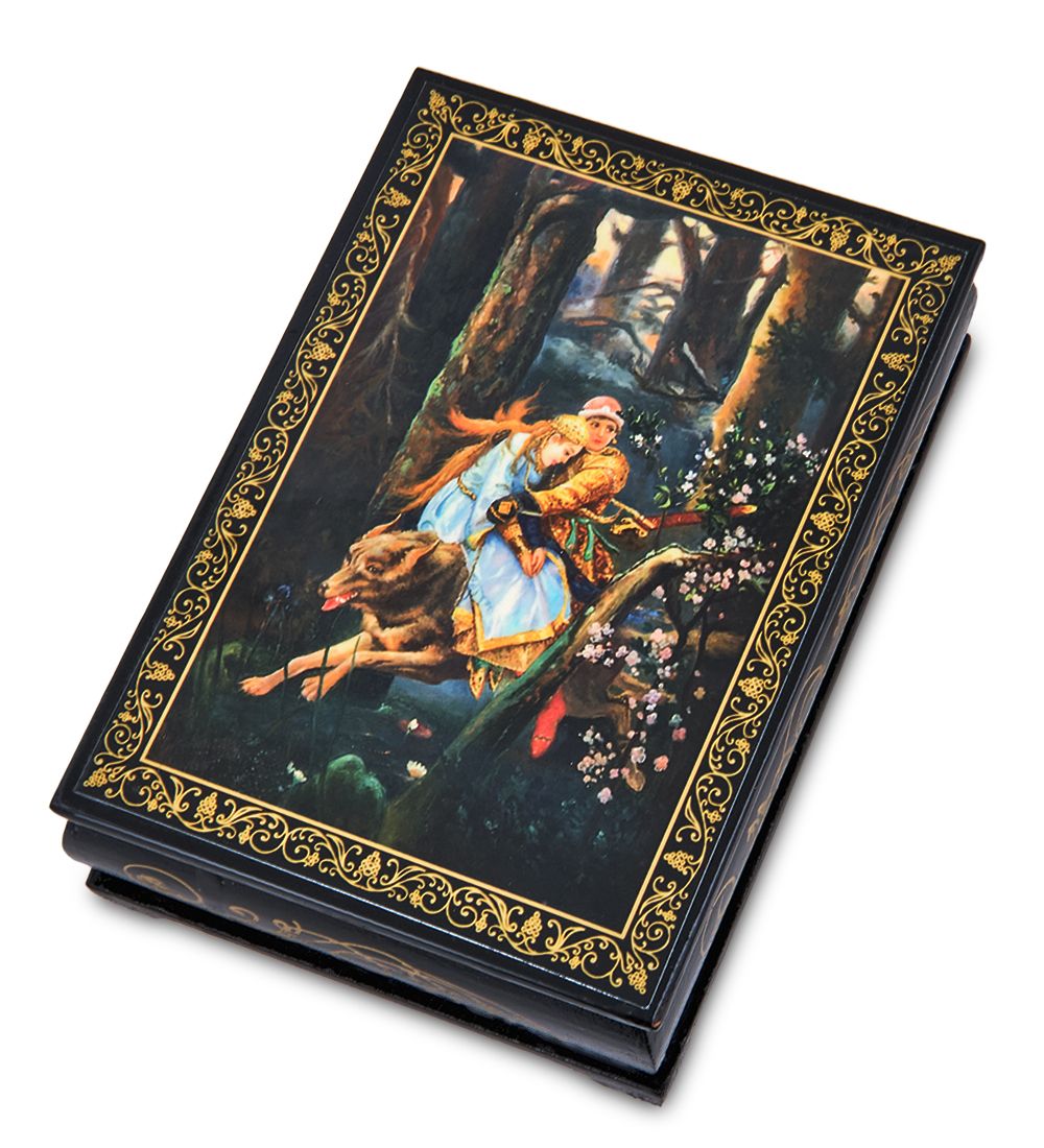 ШК-11/11-F Шкатулка в технике декупаж (10х14х4)