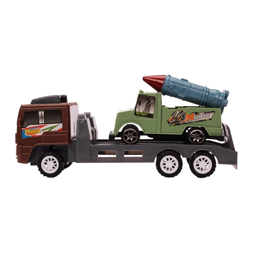 Автовоз Военный ин. +машина, ПК 188-12