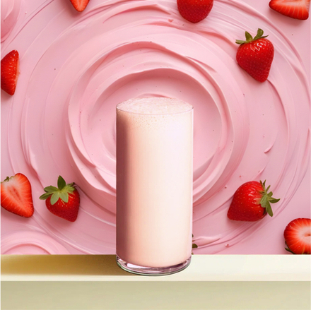 MS010 Вкусоароматическая смесь Milk Shake Клубничный мусс, 500гр