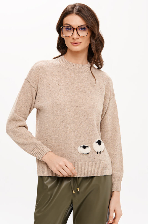 23365 Джемпер женский (бежевый)