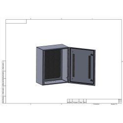 Корпус металлический ЭРА OPTIMA ЩМП-140.65.28 (1400х650х285) IP54 У2 серый | Корпуса металлические с монтажной панелью