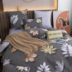 Комплект постельного белья Делюкс Сатин 100% хлопок на резинке LR451