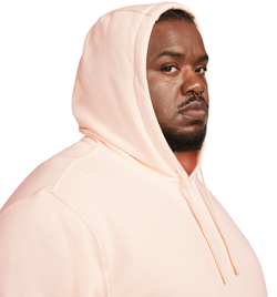 Куртка теннисная Nike Sportswear Club Fleece Pullover Hoodie - guava ice/guava ice/white