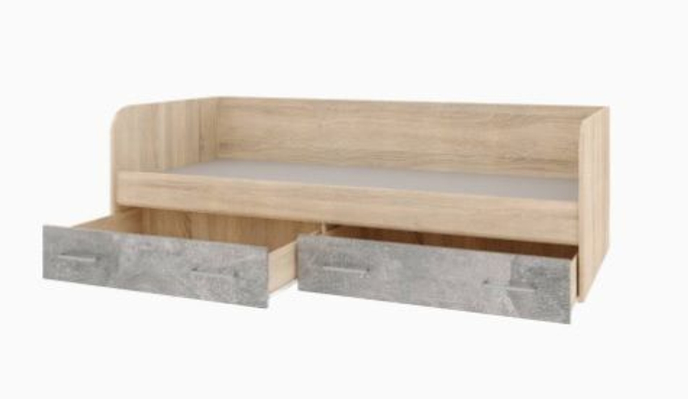 Кровать с ящиками Колибри 80х186, ателье