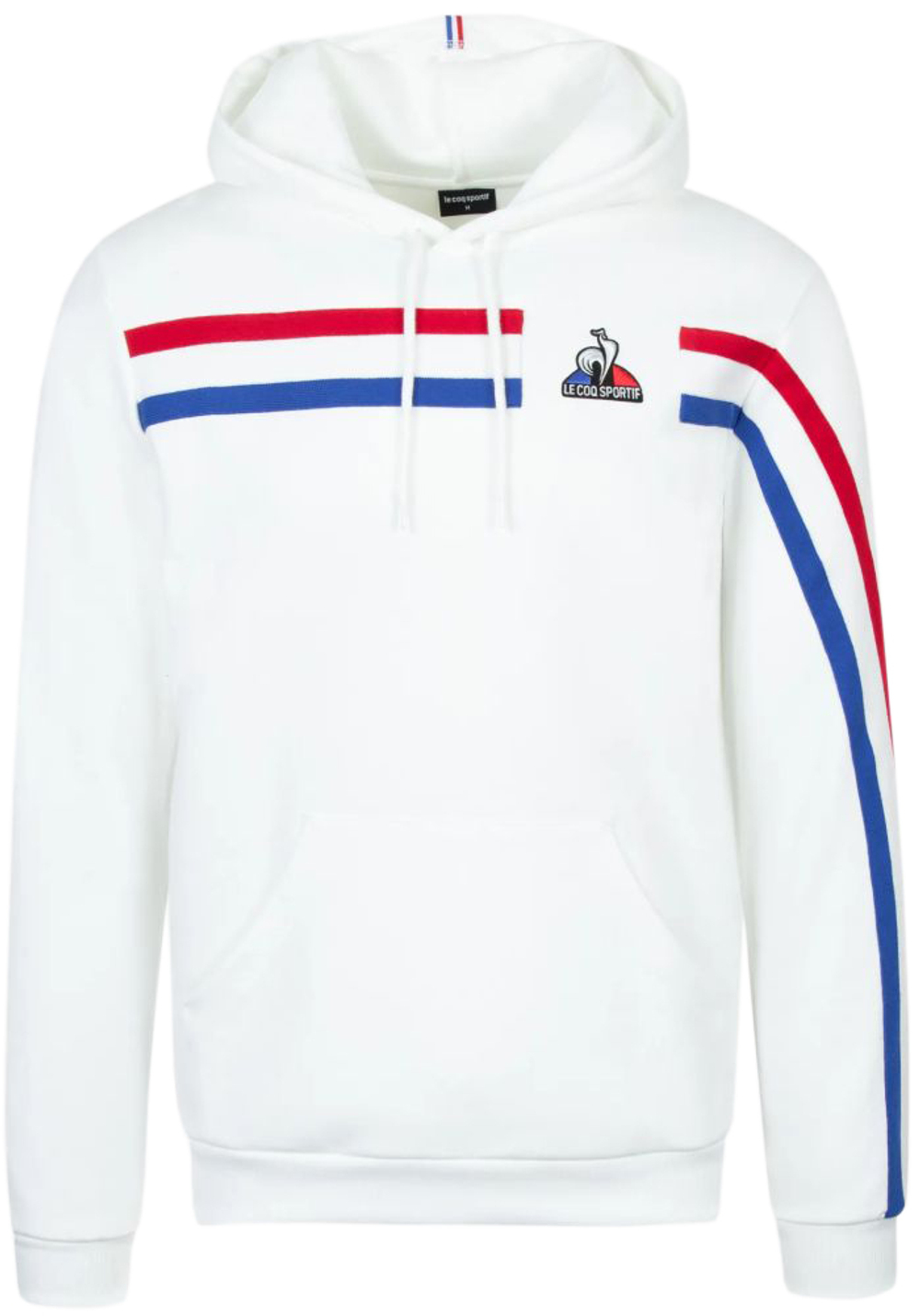 Мужская теннисная кофта Le Coq Sportif TRI Hoody No.1 M - new optical white