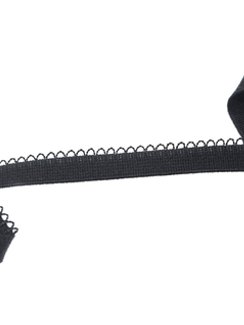 170 648/12 Резинка отделочная Lauma 12 мм, черный 170