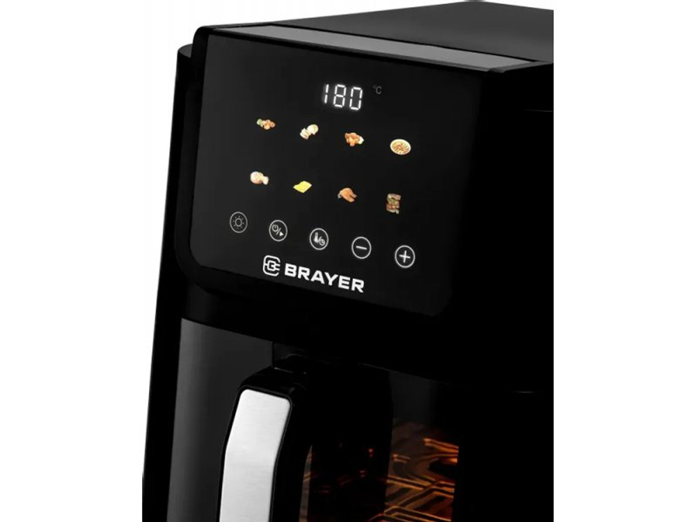 Аэрогриль Brayer BR2041 черный/серебристый