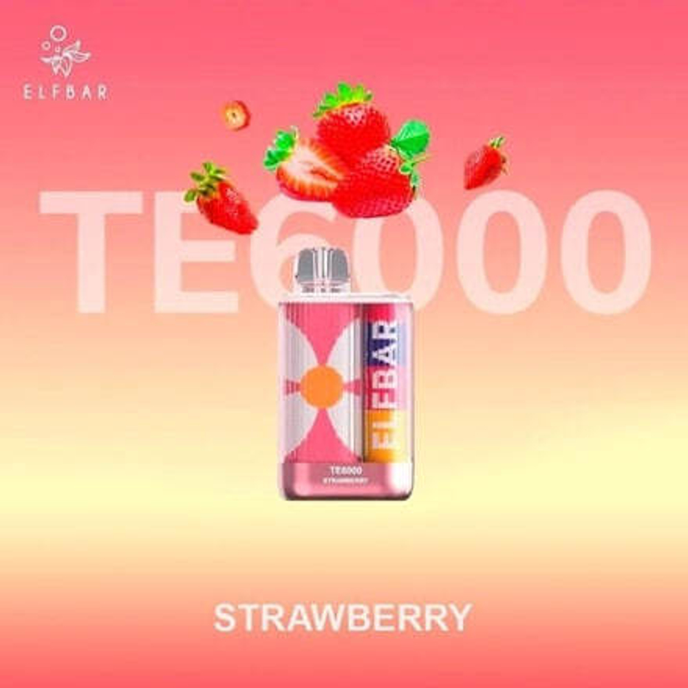 Elf Bar TE6000 - Strawberry (5% nic)