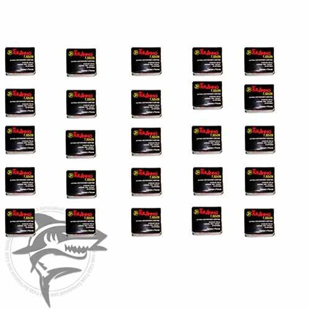 Свето-звуковые патроны 7.62.39 (Тула) (Комплект) (500шт)