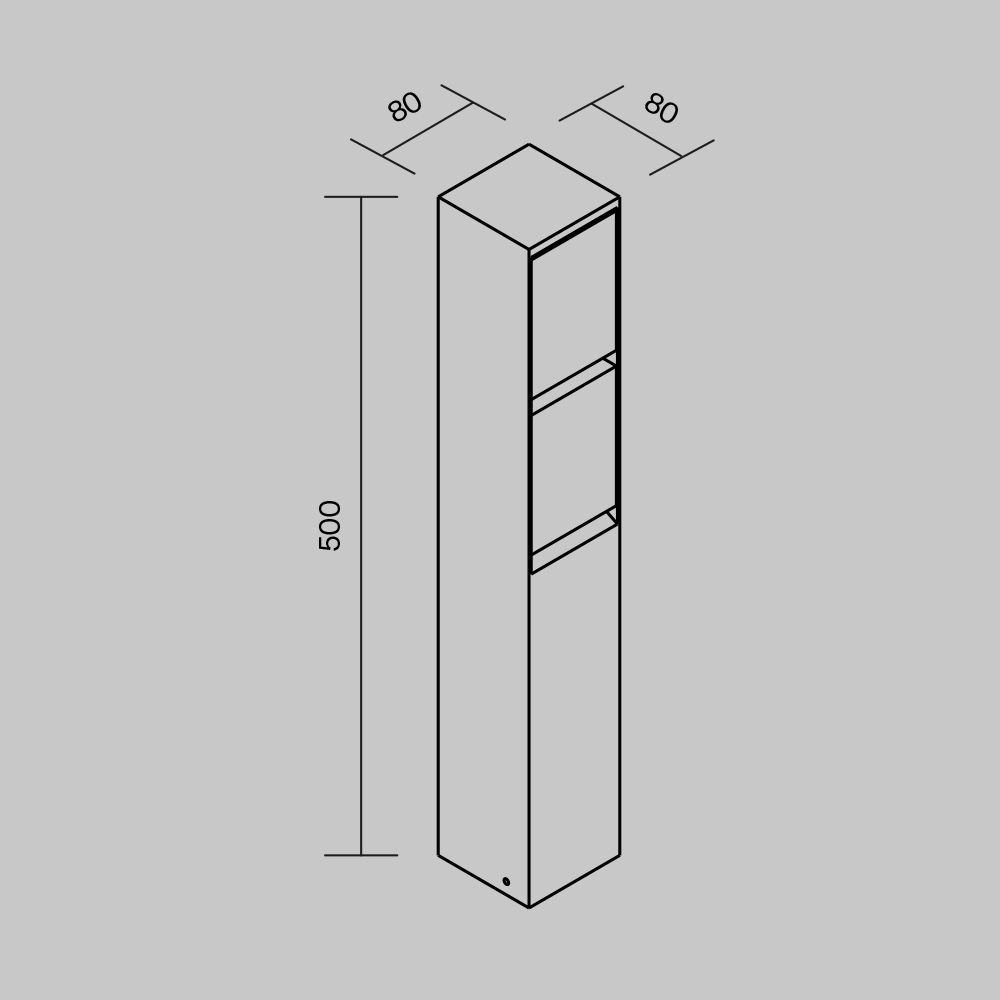 Уличная розетка Maytoni   O460FL-GF02SC
