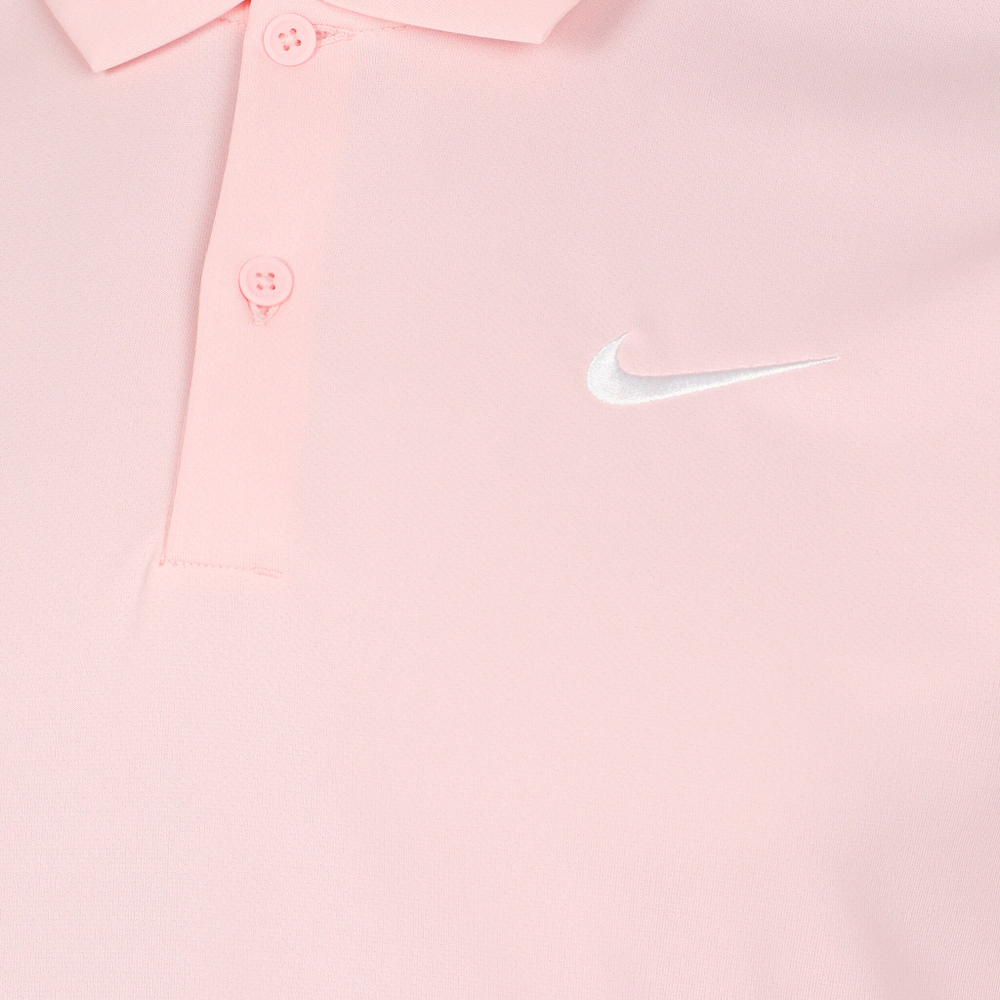 Мужское теннисное поло Nike Dri-Fit Court Solid Polo Men - Pink