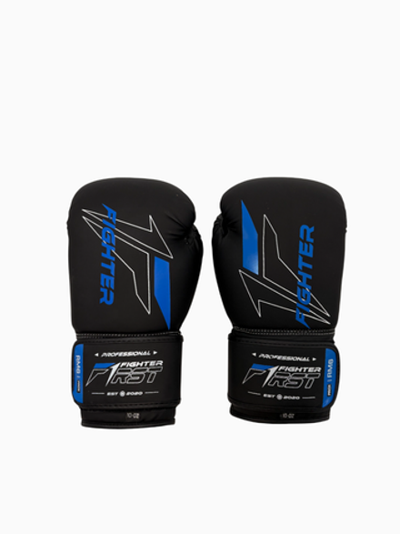Перчатки боксерские Fighter черно-синие