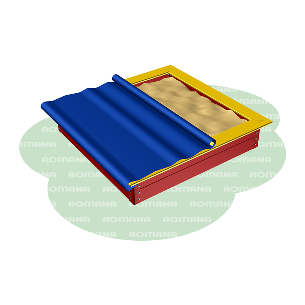 Песочница с тентом для детской площадки 2000 х 2000 Romana 109.01.01