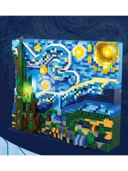 Конструктор Винсент Ван Гог Звездная ночь 2320 деталей