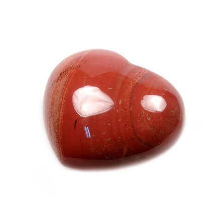 Сердечко 30мм яшма красная асс.