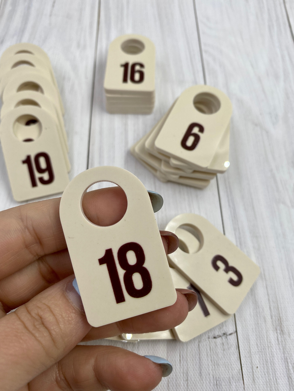 Гардеробные Номерки 30х50 (Комплект)