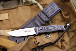 Туристический нож Santi D2 Satin StoneWash с Kydex