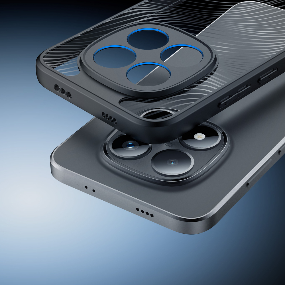 Прозрачный противоударный чехол для смартфона Xiaomi Redmi Note 15 Pro 5G, серия Aimo Series от Dux Ducis