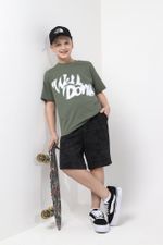 Фуфайка (футболка) для мальчика  Леон-3 Виотекс ХАКИ