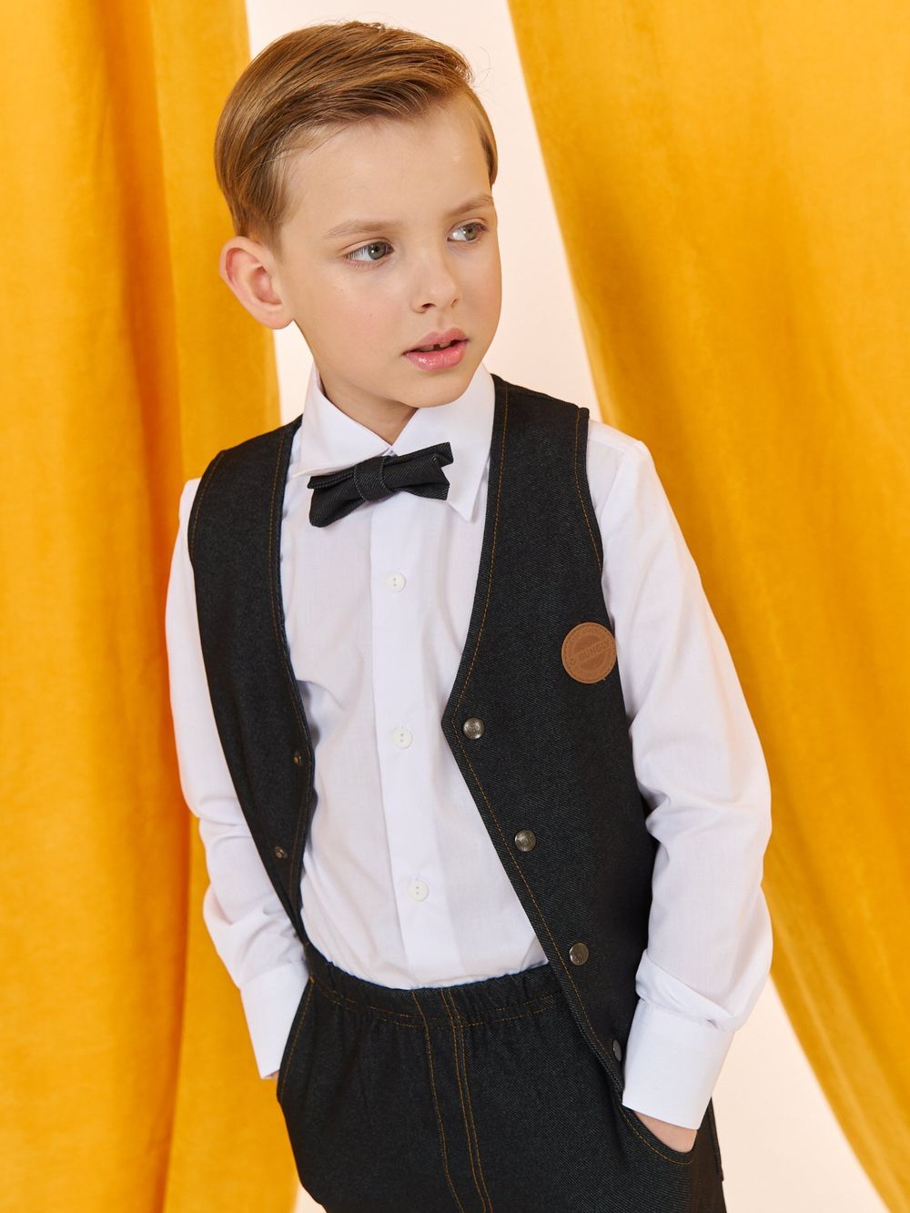 Жилет из джинскота "Графит"