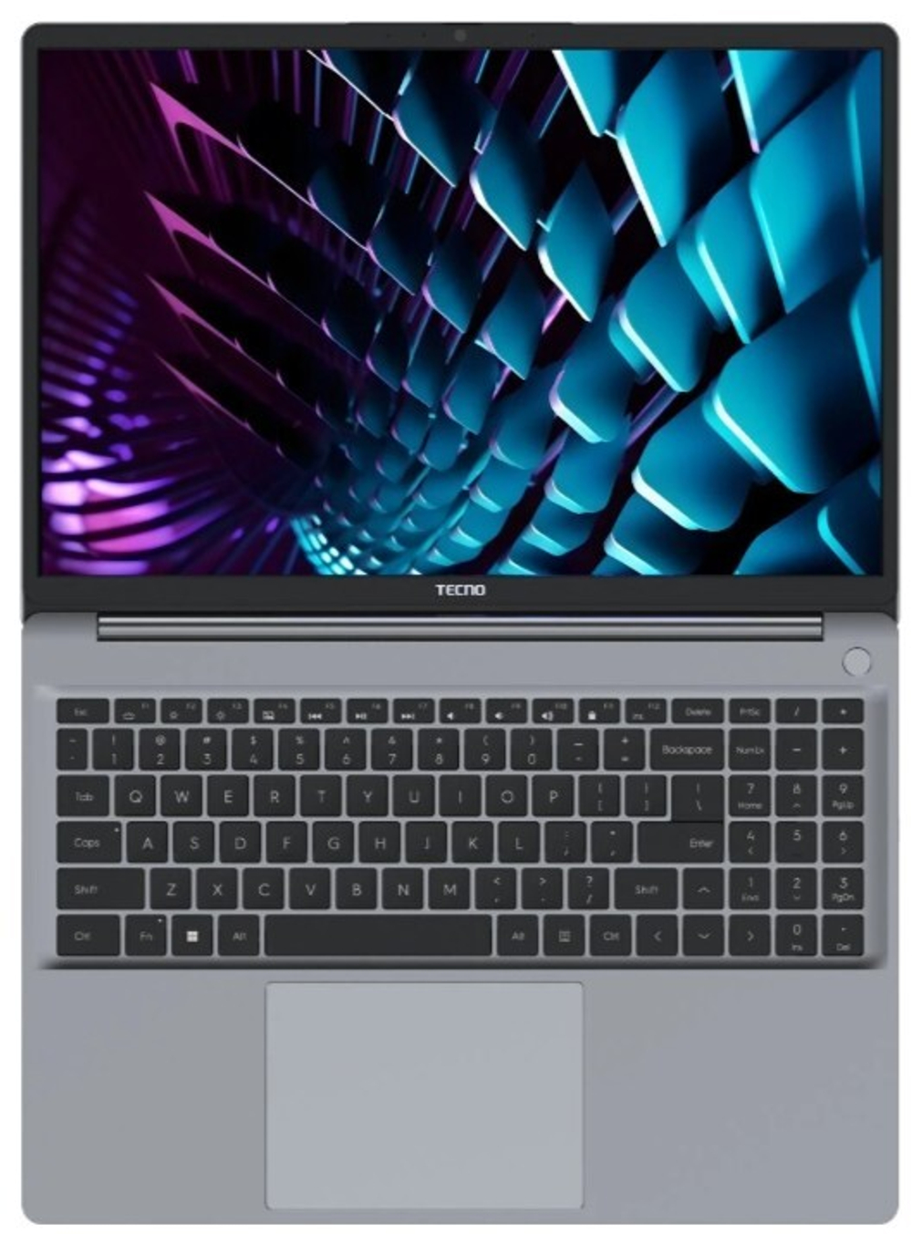 Ноутбук  TECNO MegaBook K16SDA 16 ", Ryzen 5, 16 Гб RAM, 512 Гб SSD, Radeon Graphics, Серый