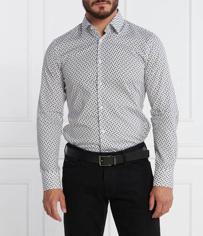 Рубашка H HANK s kent C BOSS BLACK - белый(50502959)