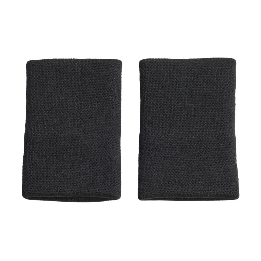 Напульсник теннисный Adidas Long Wristband (OSFM) 2P - black/iron metallic