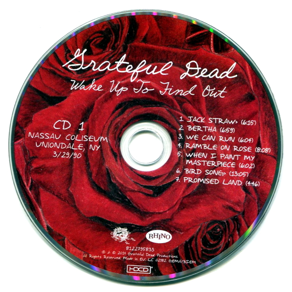Grateful Dead / Wake Up To Find Out (Nassau Coliseum, Uniondale, NY, 3/29/1990)(3HDCD)