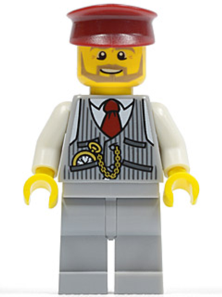 Минифигурка LEGO twn215 Торговец воздушными шарами