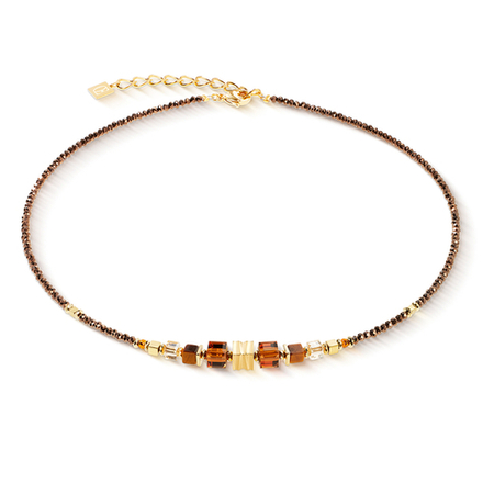 Колье Coeur de Lion Brown-Gold 3044/10-1116