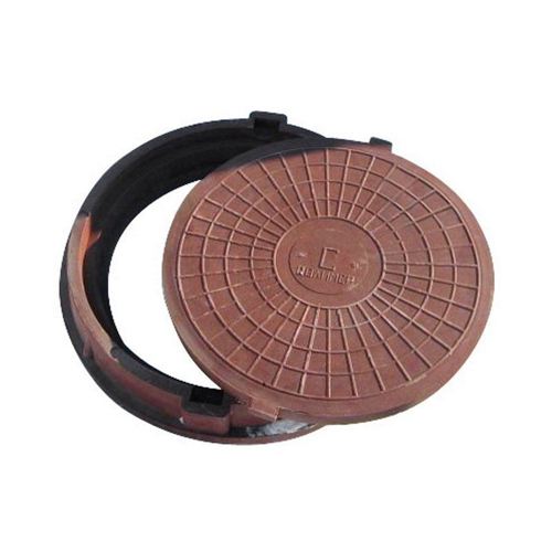 Люк полимерно-композитный С -60 круглый нагрузка 125кН чёрный