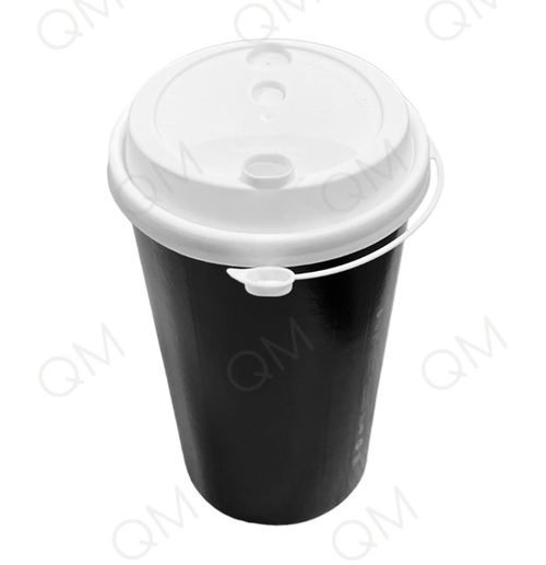 Крышка для стакана 90 мм "Покров. Полимер" с клапаном (белая) (1000шт/кор)